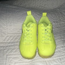 PUMA Roma Retro Speckle Slip On Toddler Yellow size 8C Sneakers Casual Shoes