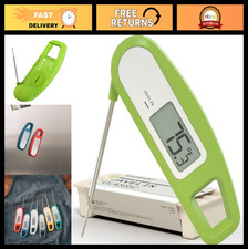 Ultra-Fast 3-Second Digital Instant Read Meat Thermometer, 2.75" Probe, Foldable