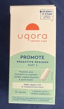 UQORA Promote Proactive Regimen Part 3 Probiotic 15 Capsules Exp 08/26