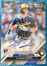 2024 Topps Now Road to Opening Day Sal Frelick RC Autographs #16/99