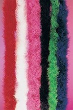 Marabou Boa Assorted Colours 6ft Long White