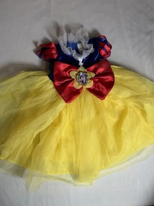 Disney Baby Snow White Princess Dress Costume Dress Up Halloween play Size 6-12m
