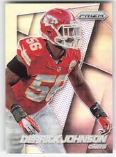 Derrick Johnson, 2014 Panini Prizm, #88, Kansas City Chiefs,
