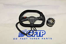 Sparco Race Steering Wheel W Nrg Forged Quick Release Hub And Custom Harness