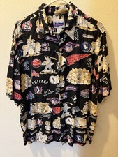 Size Large Reyn Spooner Chicago White Sox Baseball Hawaiian Shirt. Vintage