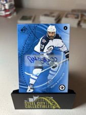2025-26 Upper Deck SP Game Used Dustin Byfuglien Blue Autograph #115 Jets