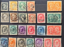 Queen Victoria 24 used stamps high value