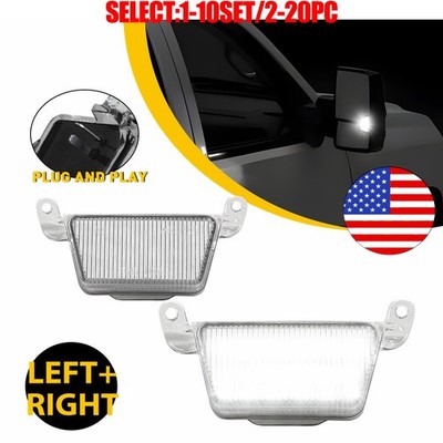 2-20X Sequential LED Side Mirror Marker Light Fit For Chevy Silverado GMC Sierra
