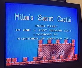 Milon's Secret Castle (Nintendo NES, 1988) - Cart Only - Authentic & Tested!