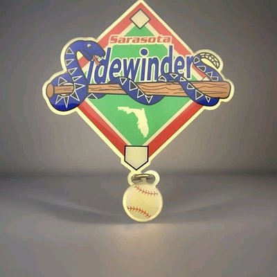 #ad Sarasota Sidewinders Pin Softball Florida Baseball Youth Team $13.95