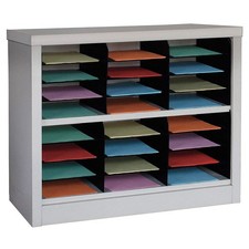 GRAINGER APPROVED 5CRY1 Literature Organizer,30" H,Tan 5CRY1