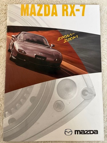 Mazda RX-7 FD3S Japanese Sales Brochure Catalog Rotary Sports Car JDM Japan