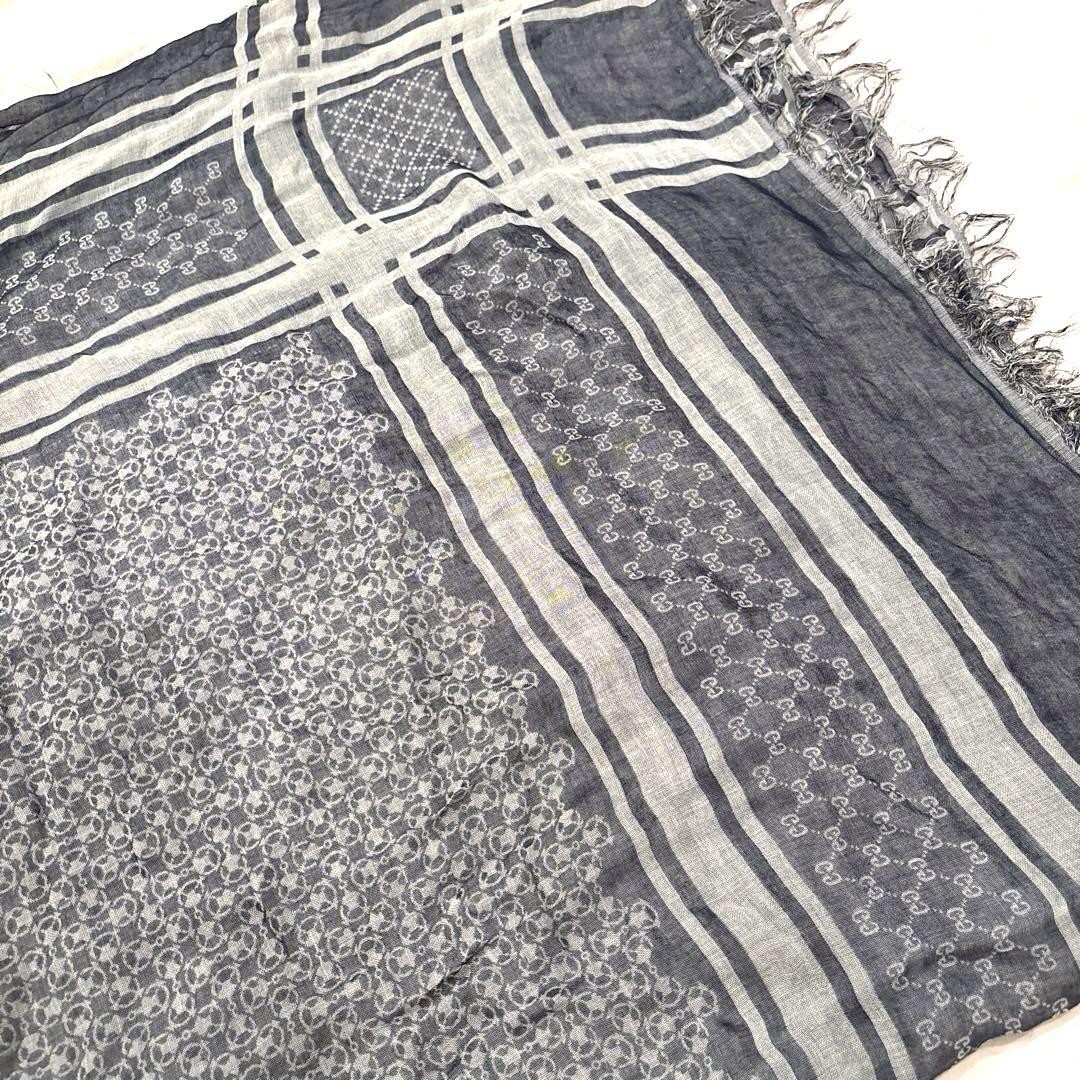 Gucci Large Gray Stole Scarves & Wraps New