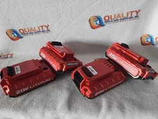 NEW Genuine Four (4) PORTER CABLE PCC680L 20V Max Lithium-Ion 1.5 Ah Batteries