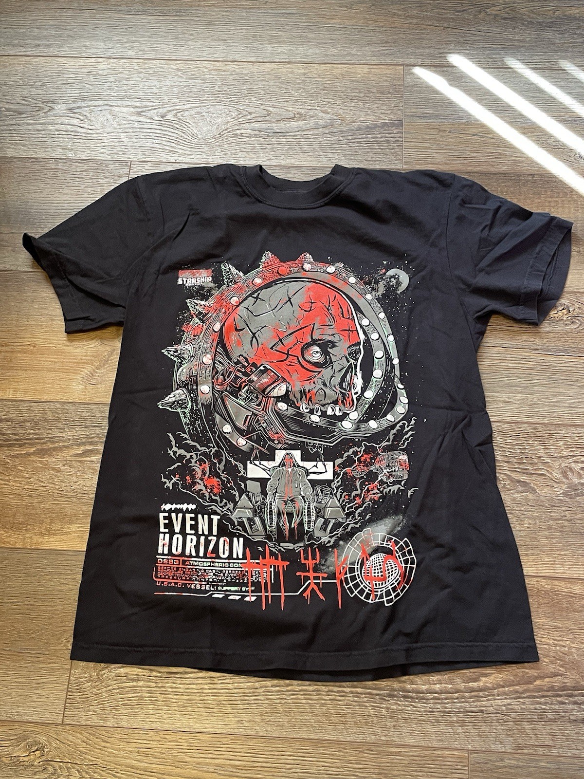EVENT HORIZON 1997 - SciFi Horror Movie Rare Promo Graphic Tee Shirt Men Medium
