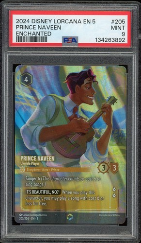 Prince Naveen - Ukulele Player graded PSA 9 for sale on eBay