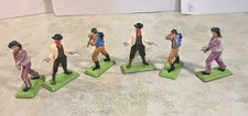 Britains Deetail 6 Cowboys Western Figuren unbespielt Neu
