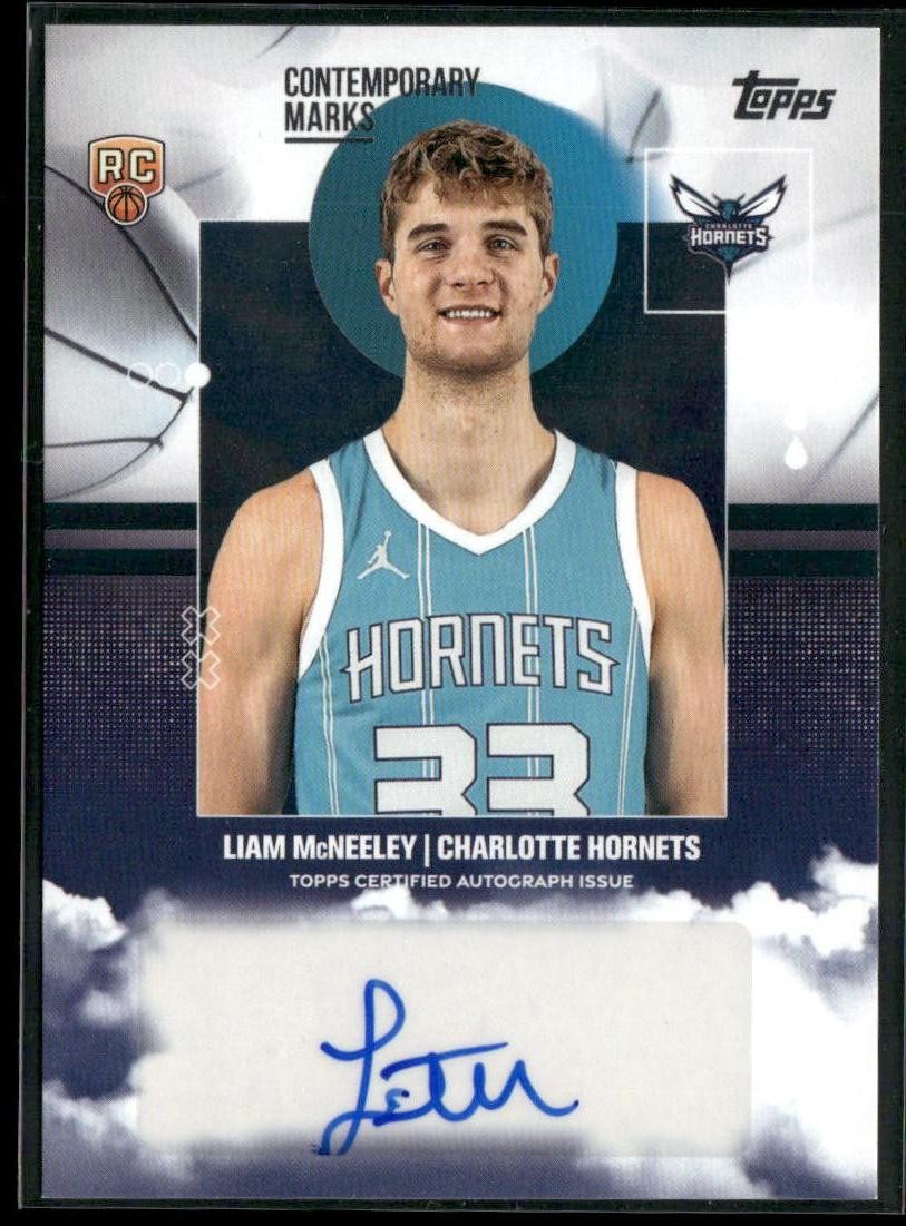 2025-26 Topps #CM-LM Liam McNeeley Contemporary Marks