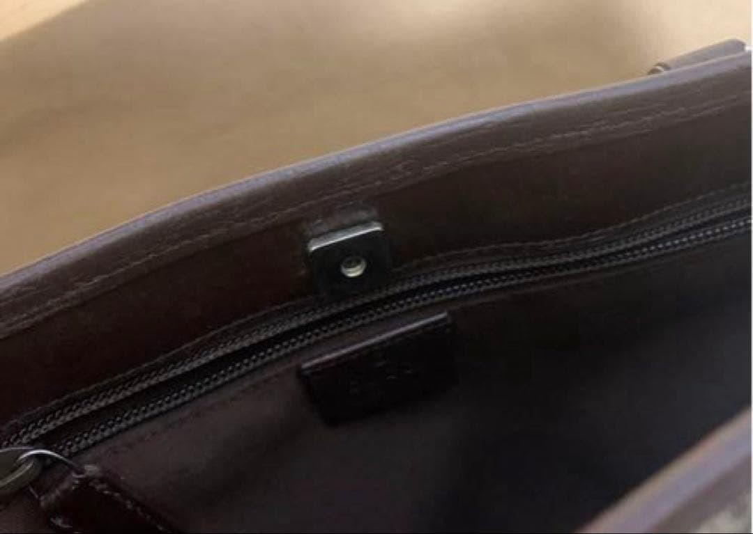 GUCCI Tote Bag Leather Large Authentic Women's Fashion thumbnail 7