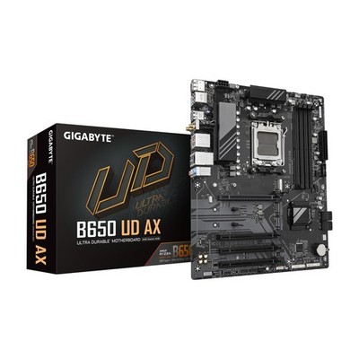 GIGABYTE B650 UD AX (rev. 1.0) AM5 LGA 1718 AMD B650 ATX DDR5 PCIe 4.0 M.2 PCIe