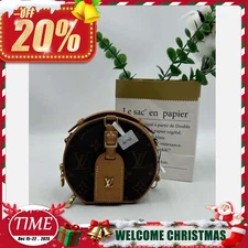 LOUIS VUITTON LV Mini Boite Chapeau Shoulder Bag  Monogram Brown