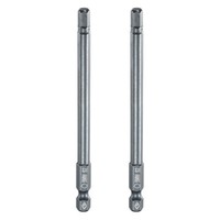 "2X H5 Flach-Sechskant-Bit 5Mm FüR Magnetspitze 1/4\" Schaft 4\" Blau"