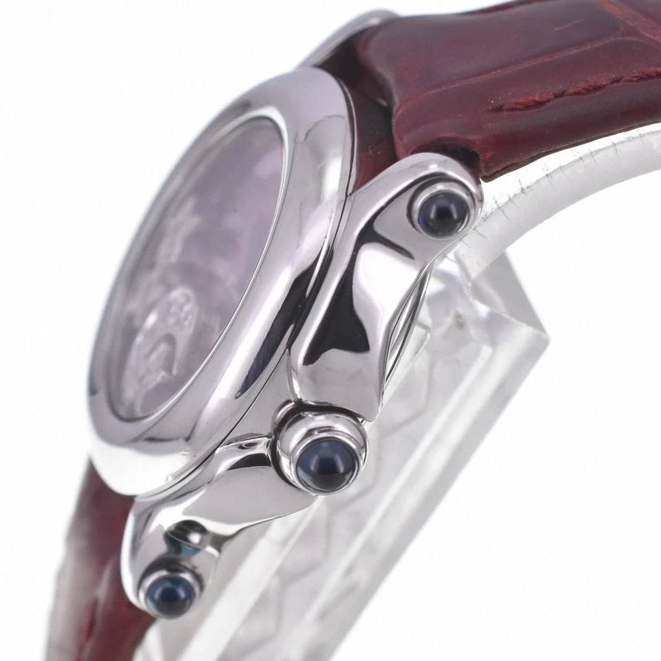 con papel Chopard Happy Sports 27/8245-23 Moon Star Cuarzo Damas A#141707 Foto 3 de 4