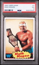 1985 Topps Hulk Hogan #1 Iconic Rookie Card PSA 3