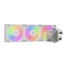 Valkyrie V360 Lite ARGB LCD AIO Hydro CPU Cooler, White, 3 x 120mm B12 fans, 3.5