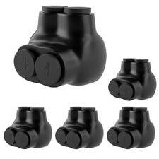 5 Pcs Insulated Multi Cable Connectors 2 Port Single Entry 2 Port 4-14AWG