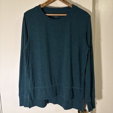 Alo Yoga Glimpse Long Sleeve Pullover Women  s Size M Athleisure Pilates Outdoors
