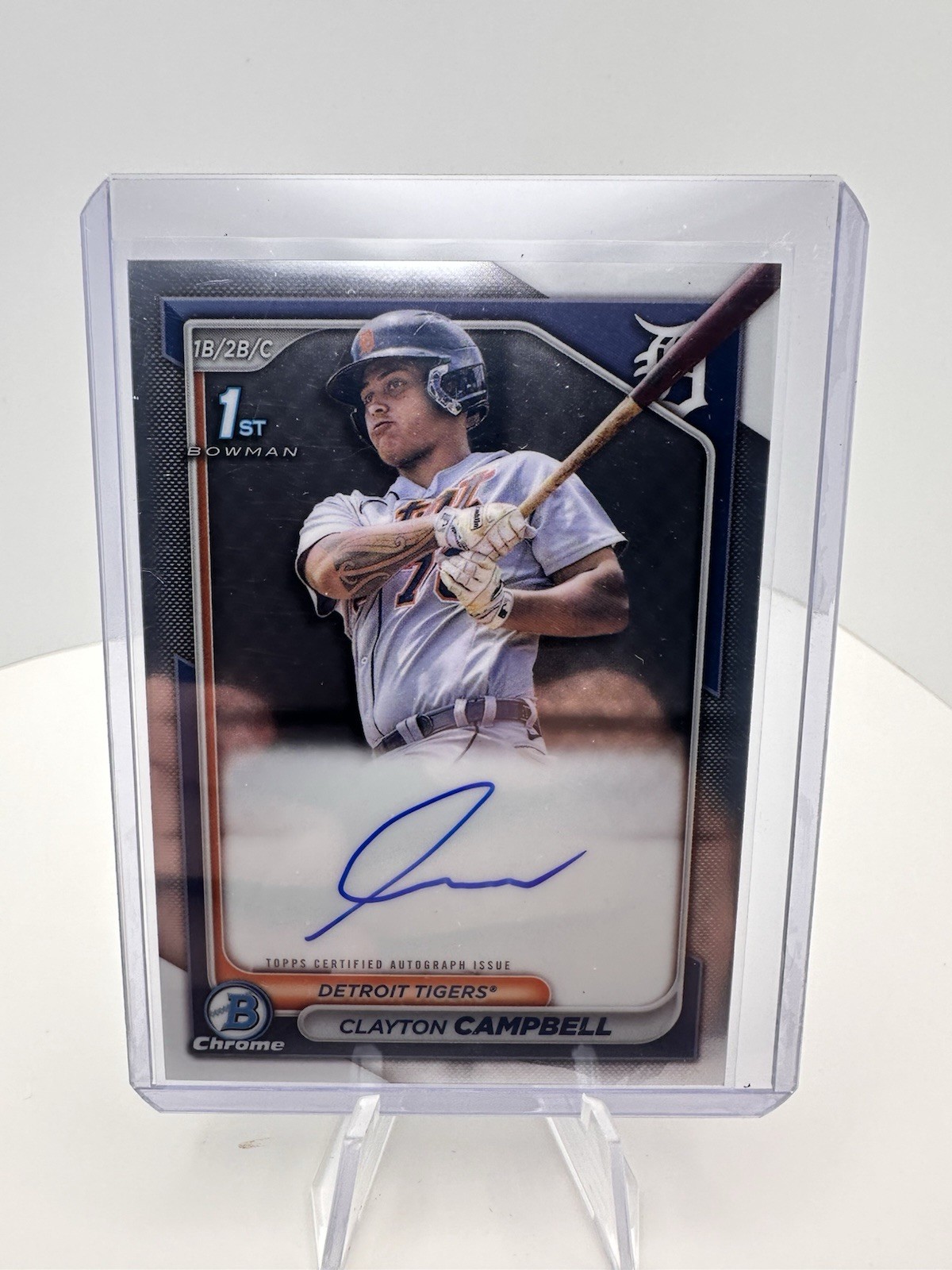 2024 Bowman Chrome - Prospect Autographs Clayton Campbell #CPA-CCA (AU, RC)