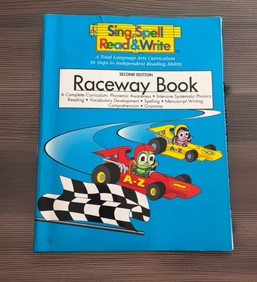 Raceway Book Sing Spell Read and Write by Sue Dickson- Modern Curriculum Press