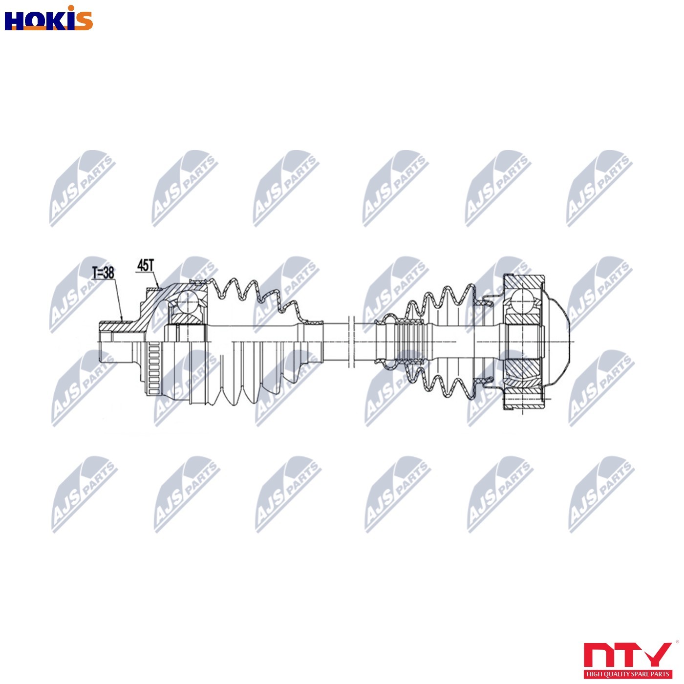 N.T.Y. NPW-AU-110.NTY Drive Shaft for AUDI,SEAT - Image 6