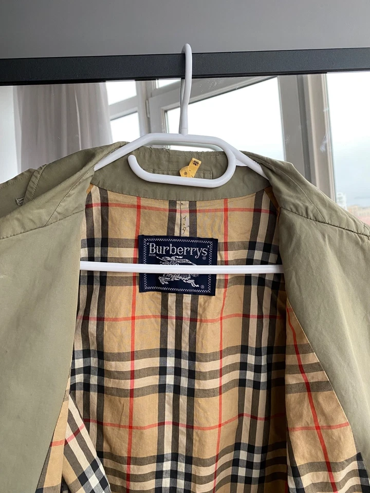 Gabardina vintage Burberry Nova Check para hombre Japón talla M Foto 2 de 4