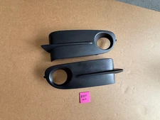 2005-2007 Jaguar S-Type OEM Left & Right Fog Light Bezels BLACK #425