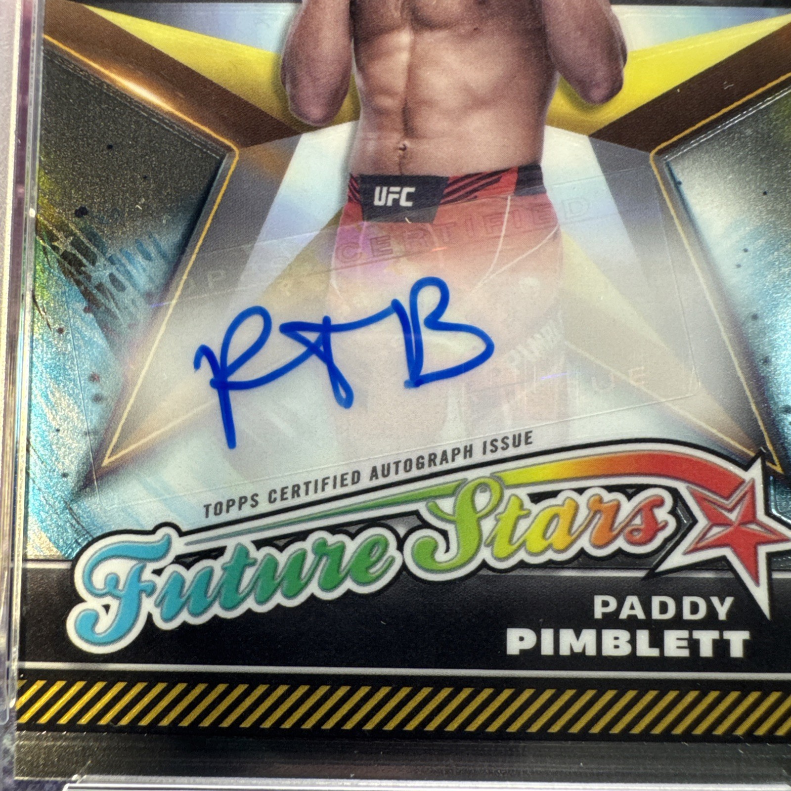 2024 Topps Chrome UFC Paddy Pimblett #FSAPPI Auto! PSA 10 GEM MT, AUTO 10 🔥 view 7