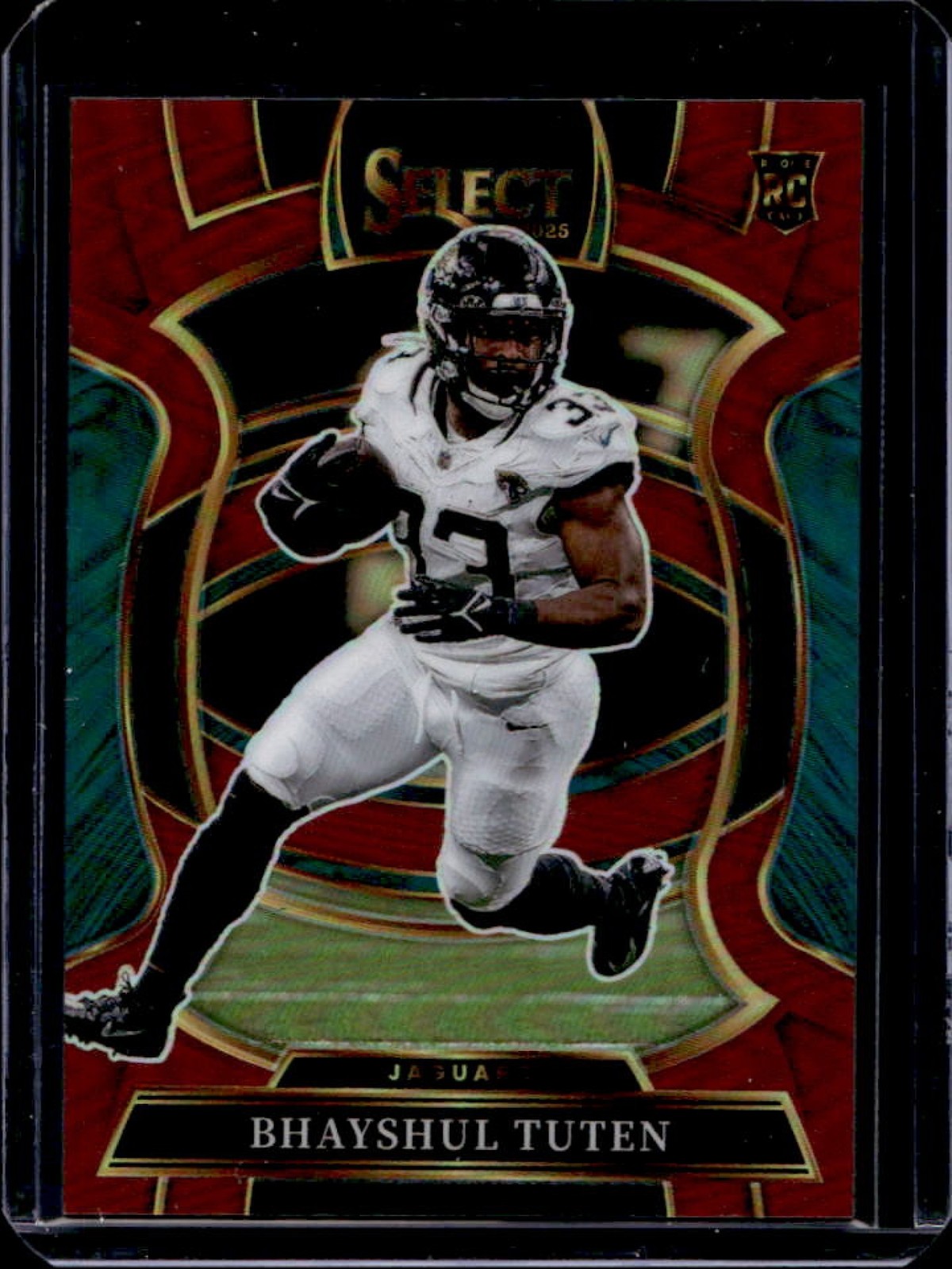 2025 Panini Select Bhayshul Tuten Concourse Maroon Prizm RC #/149 Jaguars