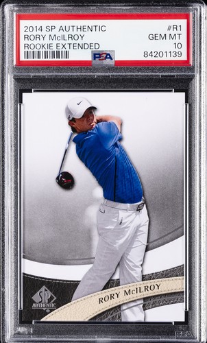 2014 SP AUTHENTIC ROOKIE EXTENDED #R1 RORY MCILROY PSA 10
