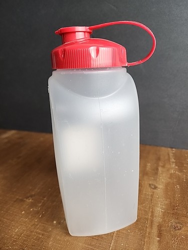 Vintage Rubbermaid Servin Saver 1 quarto contenitore bottiglia bevande coperchio ribaltabile - Foto 5 di 15