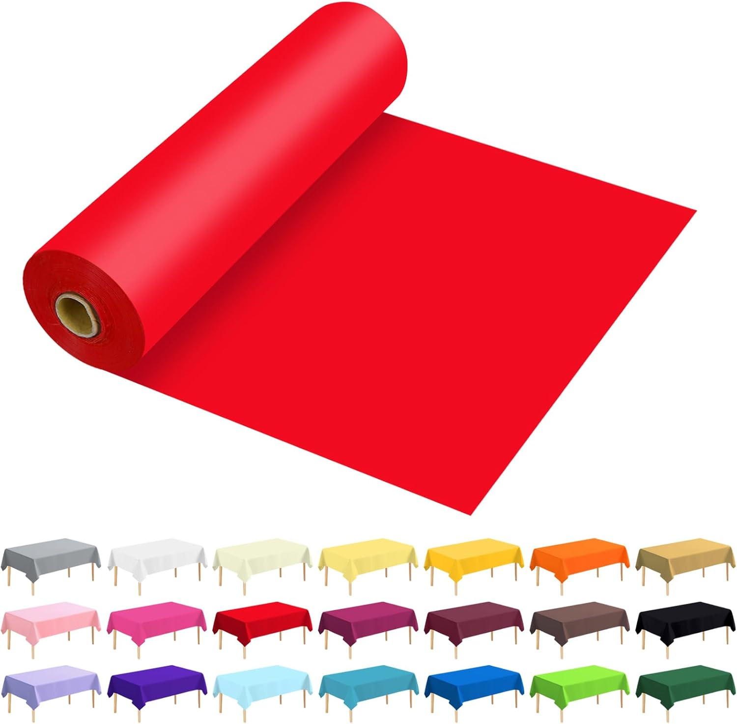 Roll Premium Disposable Plastic Tableclot