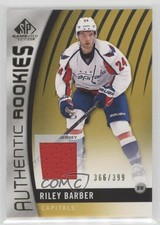 2017 SP Game Used Authentic Rookies Gold Jersey 366/399 Riley Barber #131 02v3
