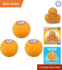 Freshen Your Space: 3-Pack Clean Burst Odor Busterz Balls - 60 Days of Freshness