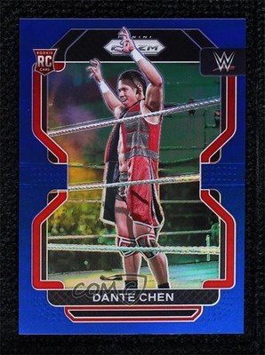 2022 Panini Prizm WWE Blue Prizm 98/199 Dante Chen #119 Rookie RC 0c3