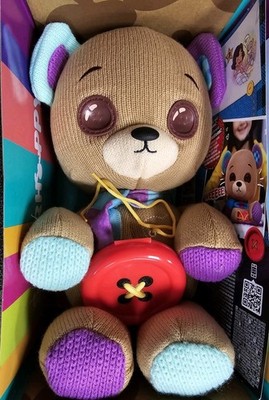 Thready Bear - Interactive 14'' Plush Teddy Bear. Make A Wish & Bear New Open Box