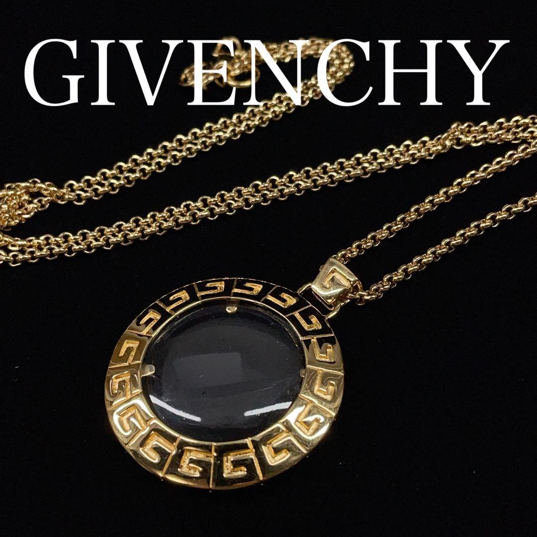 Givenchy Loupe Necklace Vintage Gold G Logo Authentic | eBay