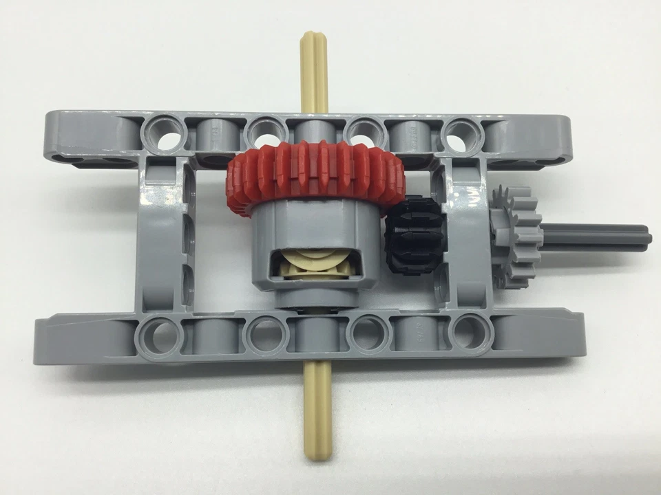 LEGO® Technic Differential + 11x5 Liftarm Rahmen grau / Zahnräder Technik MOC - Bild 3 von 3