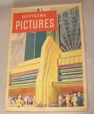 1933 A Century of Progress Exposition Official Pictures Booklet