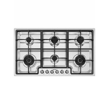 Image of Smeg Classic 90cm Gas Hob - Stainless Steel PGF962