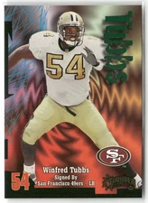 1998 SKYBOX THUNDER WINFRED TUBBS SAN FRANCISCO 49ERS #30